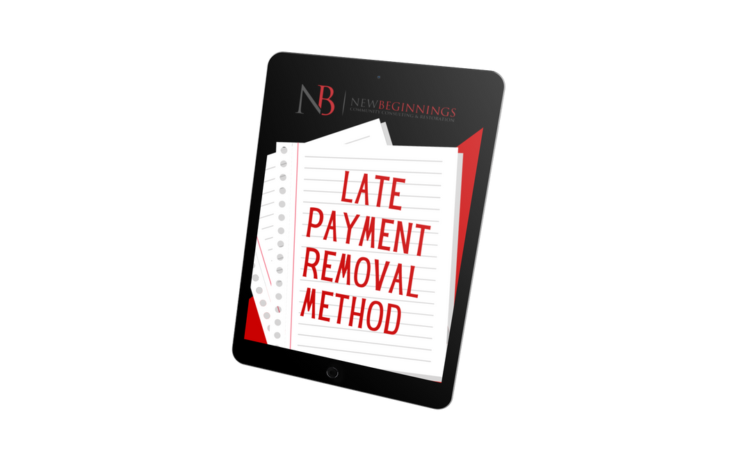 Late Payment Removal Method eBook